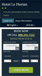 Mobile Screenshot of hotel-le-florian-cannes.h-rez.com