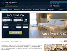 Tablet Screenshot of hotel-granvia-barcelona.h-rez.com