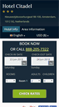Mobile Screenshot of hotel-citadel-amsterdam.h-rez.com