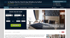 Desktop Screenshot of mercure-thalassa-regina.h-rez.com