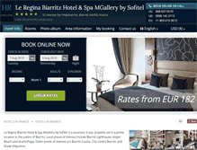 Tablet Screenshot of mercure-thalassa-regina.h-rez.com