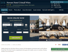 Tablet Screenshot of hotel-cristall-vienna.h-rez.com