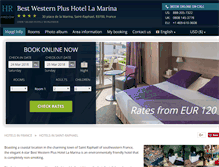 Tablet Screenshot of best-western-la-marina.h-rez.com