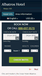 Mobile Screenshot of hotel-albatros-ushuaia.h-rez.com