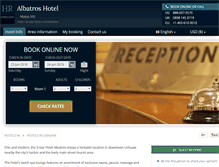 Tablet Screenshot of hotel-albatros-ushuaia.h-rez.com