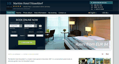 Desktop Screenshot of maritim-hotel-dusseldorf.h-rez.com