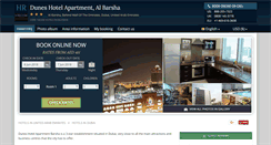 Desktop Screenshot of dunes-apartments-barsha.h-rez.com