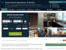 Tablet Screenshot of dunes-apartments-barsha.h-rez.com
