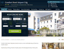 Tablet Screenshot of comfort-hotel-cdg.h-rez.com