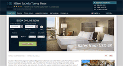 Desktop Screenshot of hilton-lajollatorreypines.h-rez.com