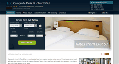 Desktop Screenshot of campanile-15-tour-eiffel.h-rez.com