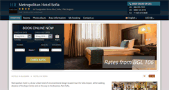 Desktop Screenshot of metropolitan-hotel-sofia.h-rez.com