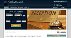 Desktop Screenshot of hotel-histria-pula.h-rez.com