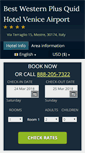Mobile Screenshot of best-western-quid-venice.h-rez.com