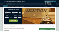 Desktop Screenshot of devere-venues-denhamgrove.h-rez.com