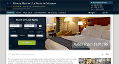 Desktop Screenshot of marriott-porte-de-monaco.h-rez.com