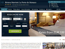 Tablet Screenshot of marriott-porte-de-monaco.h-rez.com