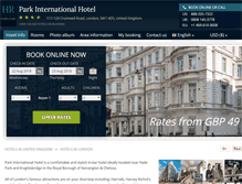 Tablet Screenshot of park-international-london.h-rez.com