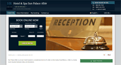 Desktop Screenshot of hotel-sun-palace-albir.h-rez.com