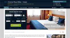 Desktop Screenshot of crowne-plaza-milan-linate.h-rez.com
