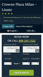 Mobile Screenshot of crowne-plaza-milan-linate.h-rez.com