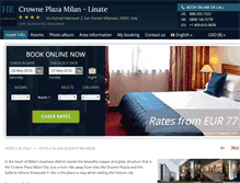 Tablet Screenshot of crowne-plaza-milan-linate.h-rez.com
