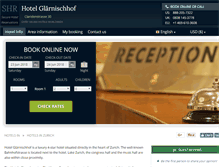 Tablet Screenshot of hotel-glarnischhof-zurich.h-rez.com