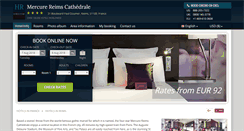 Desktop Screenshot of mercure-reims-cathedrale.h-rez.com
