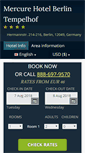 Mobile Screenshot of mercure-tempelhof-airport.h-rez.com