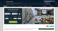 Desktop Screenshot of hotel-navas-granada.h-rez.com