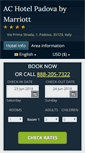 Mobile Screenshot of hotel-ac-padova.h-rez.com