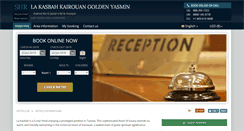 Desktop Screenshot of hotel-la-kasbah-kairouan.h-rez.com
