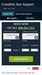 Mobile Screenshot of comfortinn-vancouver-airp.h-rez.com