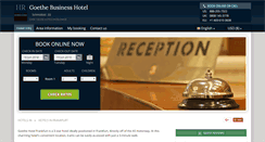 Desktop Screenshot of goethe-hotel-frankfurt.h-rez.com