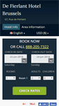 Mobile Screenshot of hotel-defierlant-brussels.h-rez.com