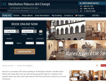 Tablet Screenshot of msnsuites-palazzo-ciompi.h-rez.com