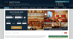 Desktop Screenshot of ciceronehotelrome.h-rez.com