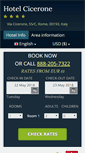 Mobile Screenshot of ciceronehotelrome.h-rez.com