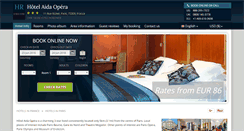 Desktop Screenshot of hotel-aida-opera-paris.h-rez.com