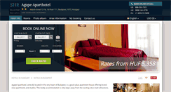 Desktop Screenshot of agape-aparthotel-budapest.h-rez.com