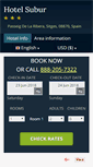 Mobile Screenshot of hotel-subur-sitges.h-rez.com