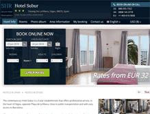 Tablet Screenshot of hotel-subur-sitges.h-rez.com