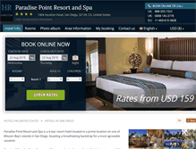 Tablet Screenshot of paradise-point-resort-spa.h-rez.com