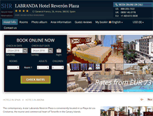 Tablet Screenshot of hotel-reveron-plaza.h-rez.com