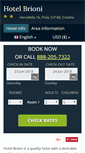 Mobile Screenshot of hotel-brioni-pula.h-rez.com