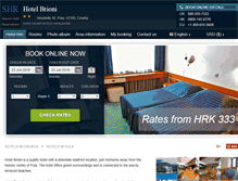 Tablet Screenshot of hotel-brioni-pula.h-rez.com