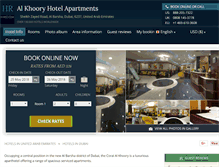 Tablet Screenshot of coral-alkhoory-apartments.h-rez.com