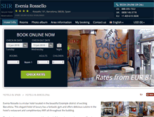 Tablet Screenshot of evenia-rossello-barcelona.h-rez.com