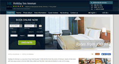 Desktop Screenshot of holiday-inn-amman.h-rez.com