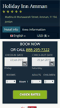 Mobile Screenshot of holiday-inn-amman.h-rez.com